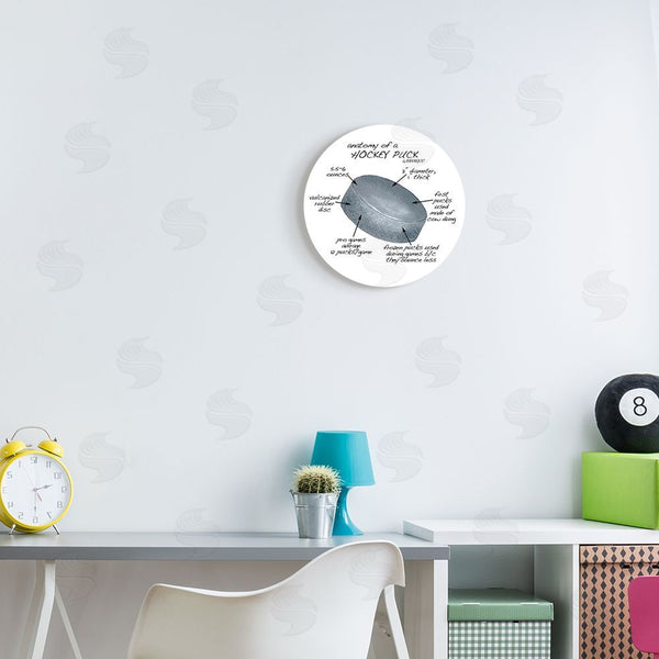 Stupell Industries Dishique | Hockey Puck Sports Diagram Wall Art