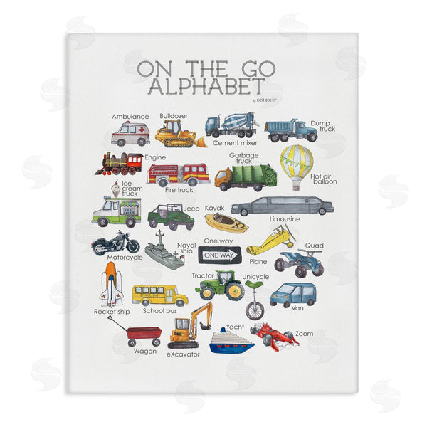 stupell industries Dishique | On The Go Transportation Alphabet