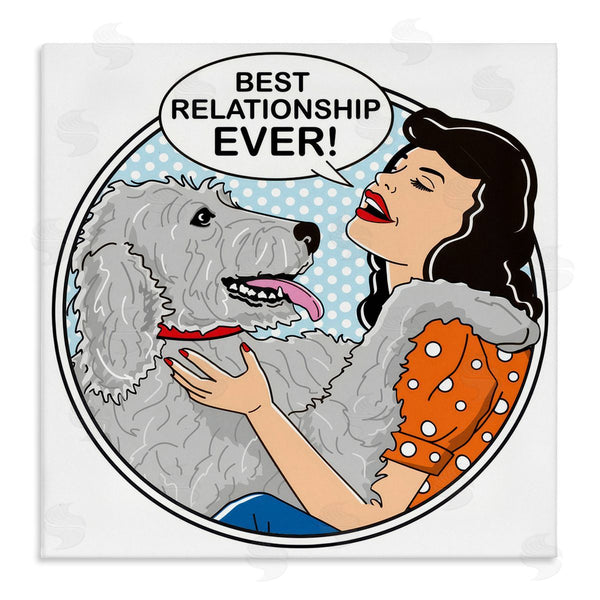 stupell industries Dog Is Good | Best Relationship Ever Dog Wall Art