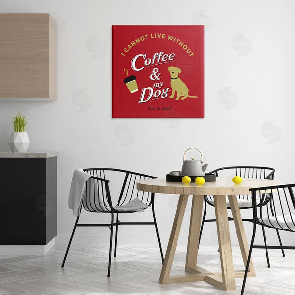 Stupell Industries Dog Is Good | Coffee & My Dog Wall Art