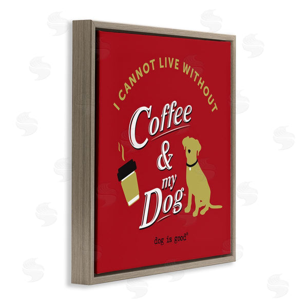 Stupell Industries Dog Is Good | Coffee & My Dog Wall Art