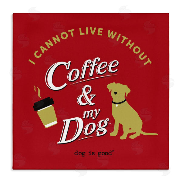 stupell industries Dog Is Good | Coffee & My Dog Wall Art