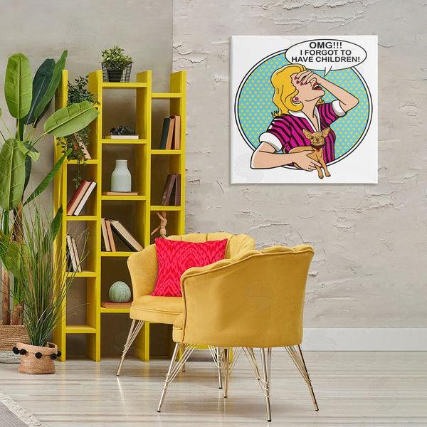Stupell Industries Dog Is Good | Forgot To Have Children Wall Art