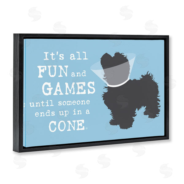 Stupell Industries Dog Is Good | Funny Fun & Games Dog Wall Art