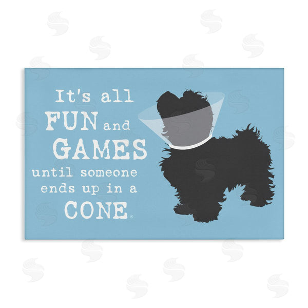 stupell industries Dog Is Good | Funny Fun & Games Dog Wall Art