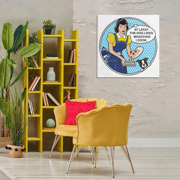 Stupell Industries Dog Is Good | Funny Vintage Dog Phrase Wall Art