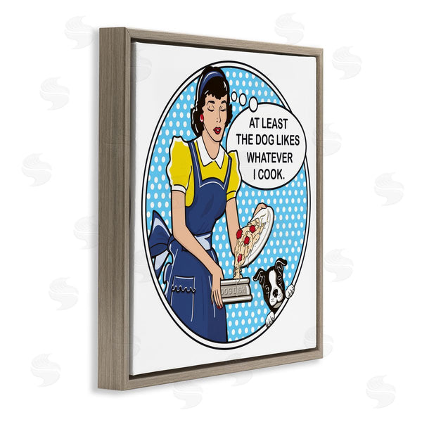 Stupell Industries Dog Is Good | Funny Vintage Dog Phrase Wall Art