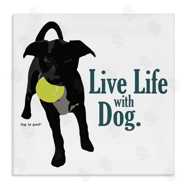 stupell industries Dog Is Good | Live Life with Dog Wall Art
