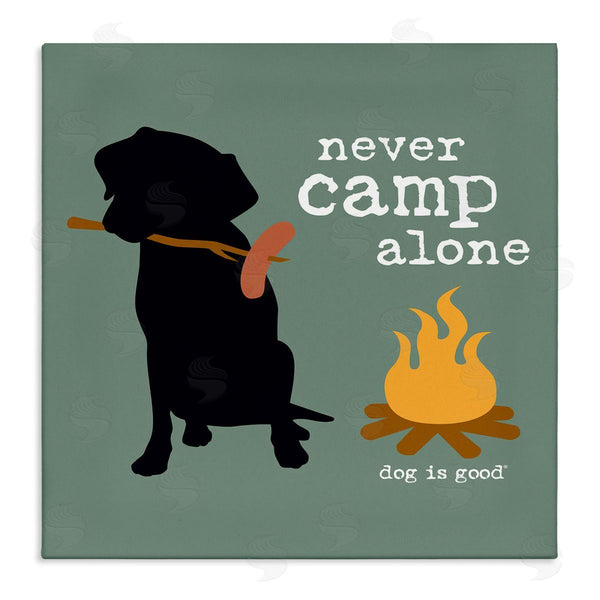 stupell industries Dog Is Good | Never Camp Alone Dog Wall Art