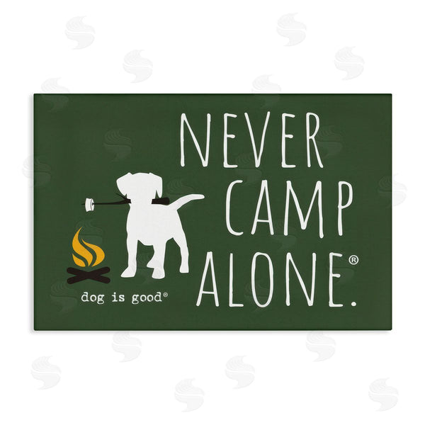 stupell industries Dog Is Good | Never Camp Alone Wall Art