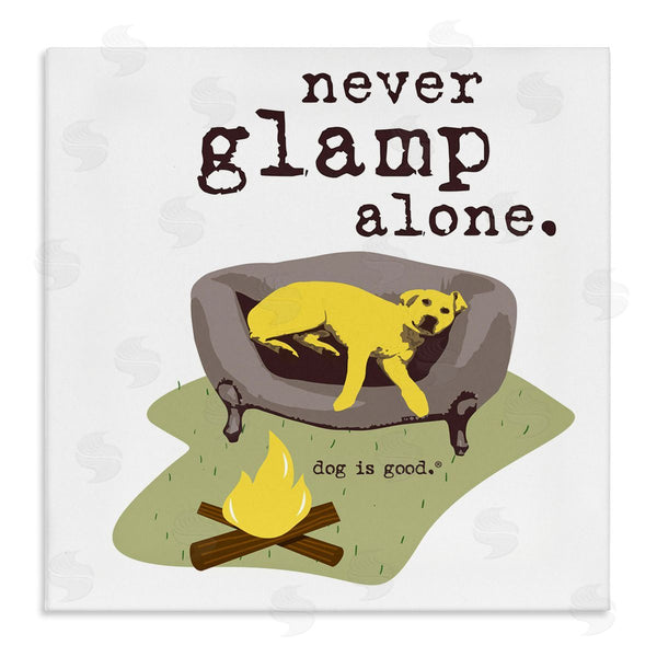 stupell industries Dog Is Good | Never Glamp Alone Dog Wall Art