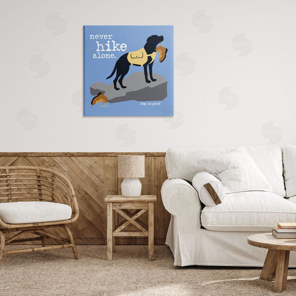 Stupell Industries Dog Is Good | Never Hike Alone Dog Wall Art