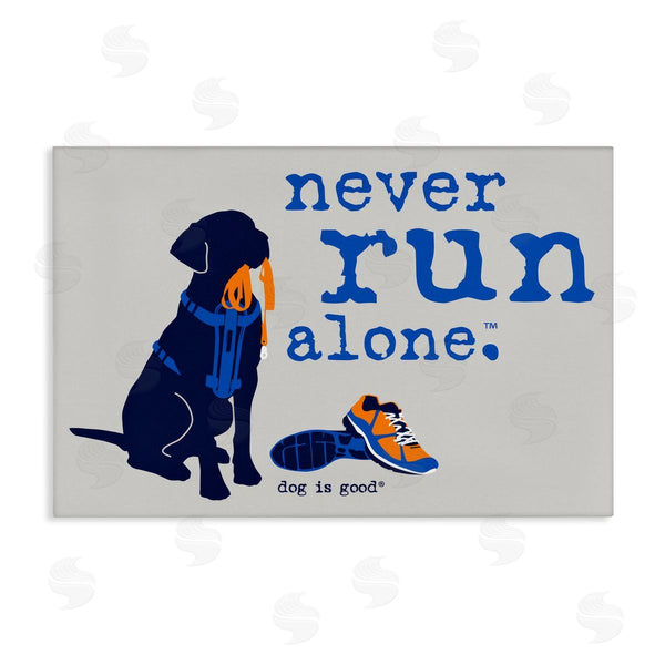 stupell industries Dog Is Good | Never Run Alone Dog Wall Art