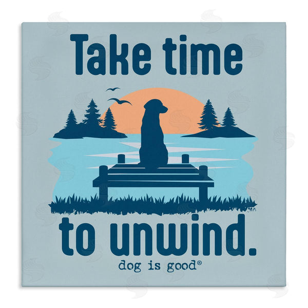 stupell industries Dog Is Good | Take Time to Unwind Wall Art