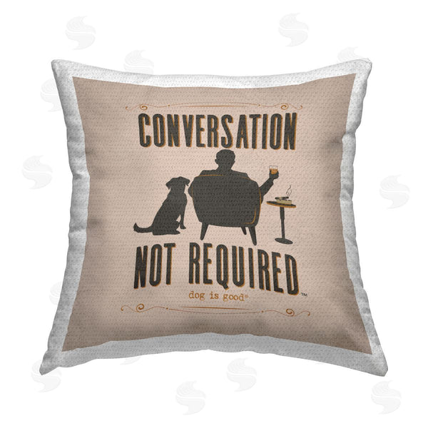 Stupell Industries Dog Is Good | Whiskey & My Dog Printed Throw Pillow