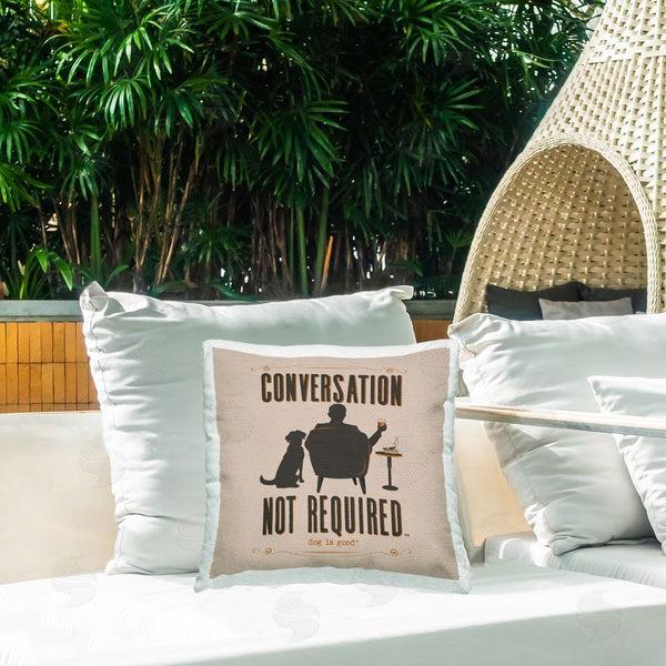 Stupell Industries Dog Is Good | Whiskey & My Dog Printed Throw Pillow