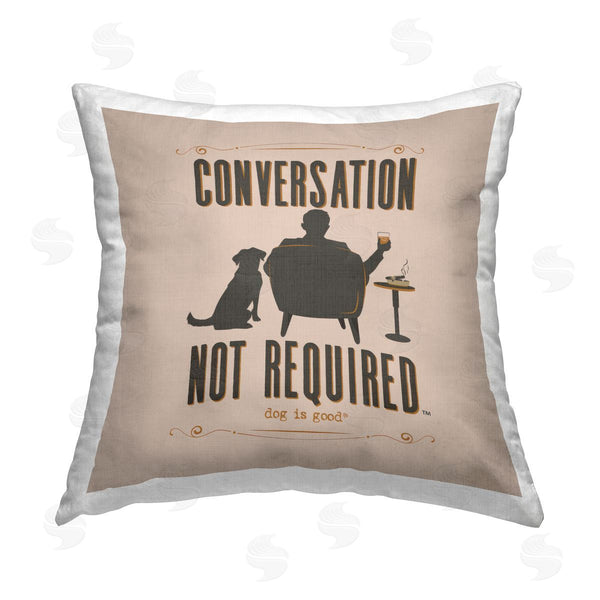 stupell industries Dog Is Good | Whiskey & My Dog Printed Throw Pillow