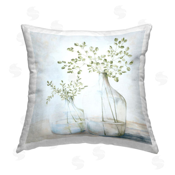 stupell industries Dogwood Portfolio | Charming Vase Still Life Printed Throw Pillow
