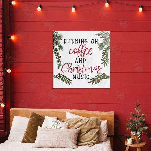 Stupell Industries Dogwood Portfolio | Coffee & Christmas Music
