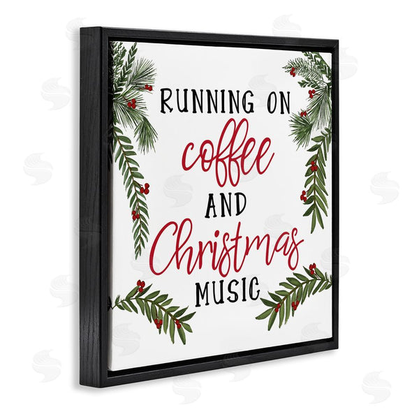 Stupell Industries Dogwood Portfolio | Coffee & Christmas Music