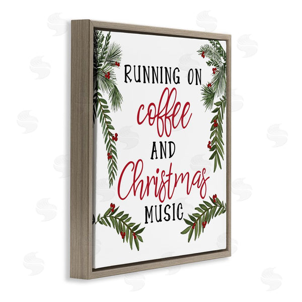 Stupell Industries Dogwood Portfolio | Coffee & Christmas Music