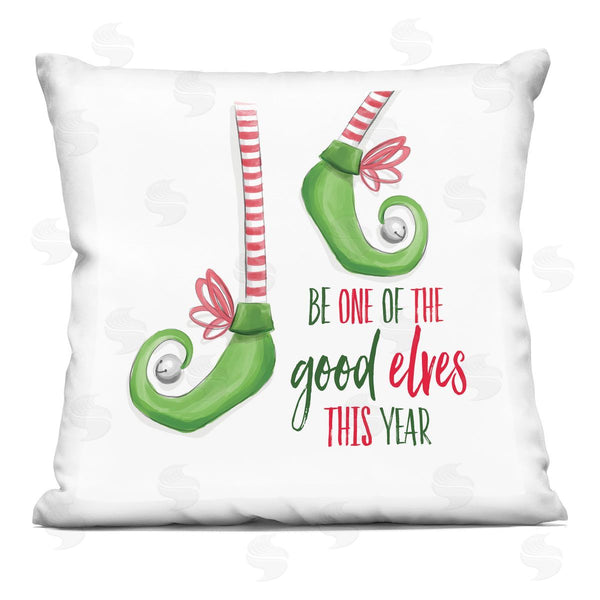 stupell industries Dogwood Portfolio | Festive Be A Good Elf Printed Throw Pillow