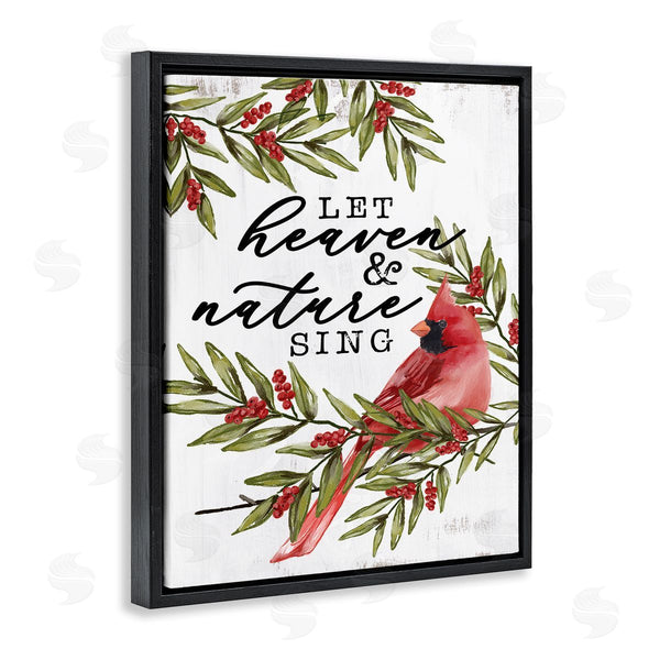 Stupell Industries Dogwood Portfolio | Festive Phrase Cardinal Wall Art