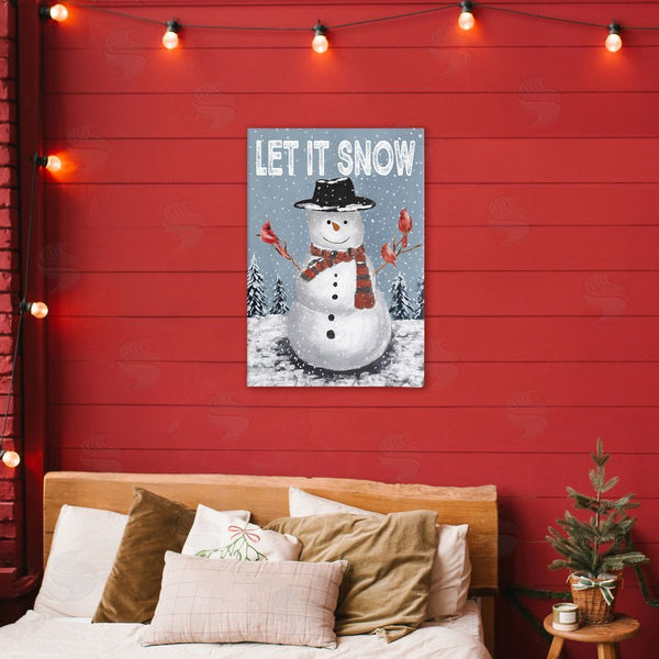 Stupell Industries Dogwood Portfolio | Let It Snow Joyful Snowman