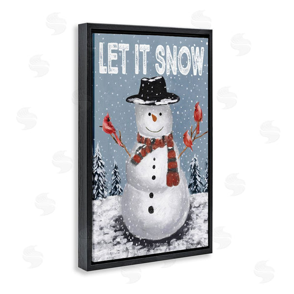 Stupell Industries Dogwood Portfolio | Let It Snow Joyful Snowman