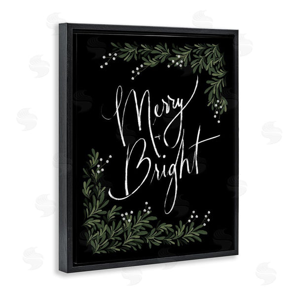 Stupell Industries Dogwood Portfolio | Minimal Merry & Bright With Botanicals