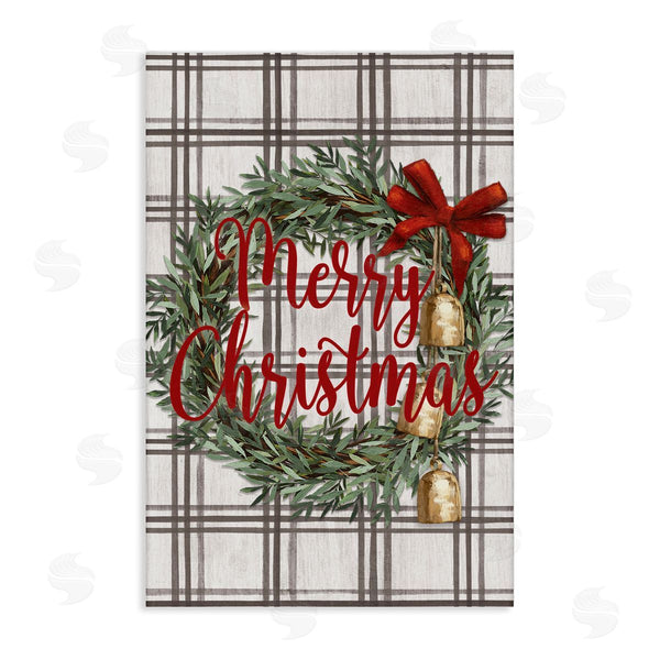 stupell industries Dogwood Portfolio | Plaid Christmas Wreath