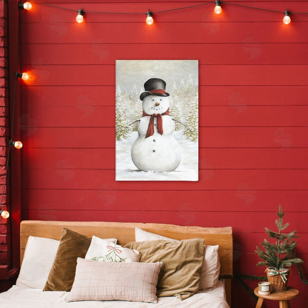 Stupell Industries Dogwood Portfolio | Traditional Snowman In Clearing