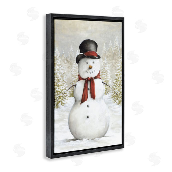 Stupell Industries Dogwood Portfolio | Traditional Snowman In Clearing