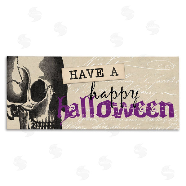 stupell industries Dogwood Portfolio | Vintage Happy Halloween Skull Wall Art