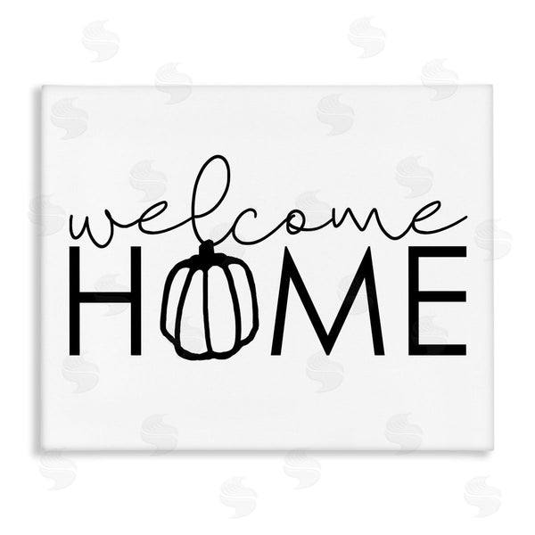 stupell industries Dogwood Portfolio | Welcome Home Autumn Typography Phrase Pumpkin Motif Wall Art