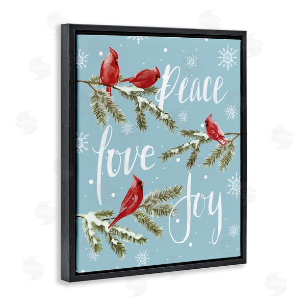Stupell Industries Dogwood Portfolio | Winter Cardinals Perched Wall Art