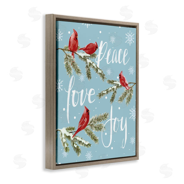 Stupell Industries Dogwood Portfolio | Winter Cardinals Perched Wall Art