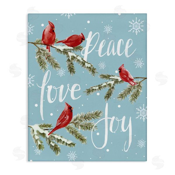 stupell industries Dogwood Portfolio | Winter Cardinals Perched Wall Art