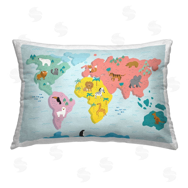 Stupell Industries Dominika Godette | Educational Wildlife Map