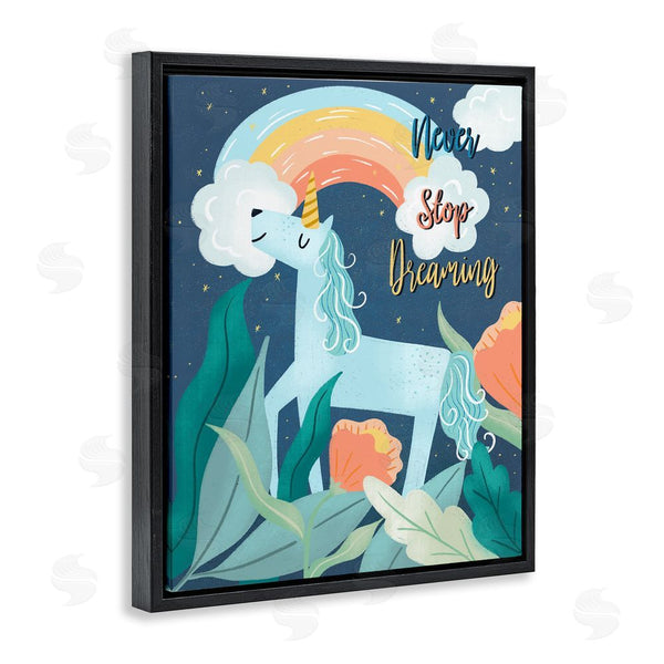 Stupell Industries Dominika Godette | Never Stop Dreaming Unicorn Wall Art
