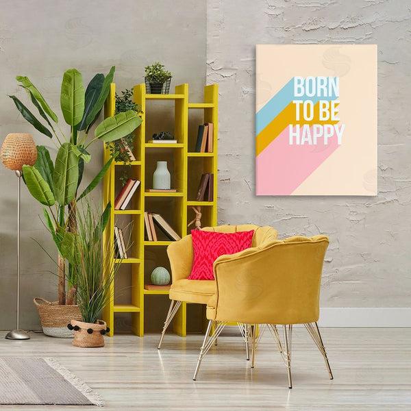 Stupell Industries Dominique Vari | Born To Be Happy Pastel Wall Art