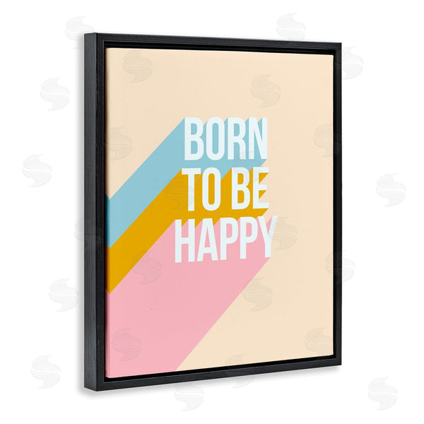 Stupell Industries Dominique Vari | Born To Be Happy Pastel Wall Art
