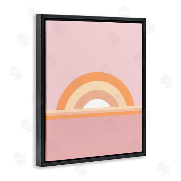 Stupell Industries Dominique Vari | Mauve & Orange Rainbow Wall Art