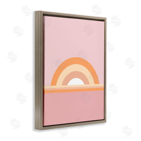 Stupell Industries Dominique Vari | Mauve & Orange Rainbow Wall Art