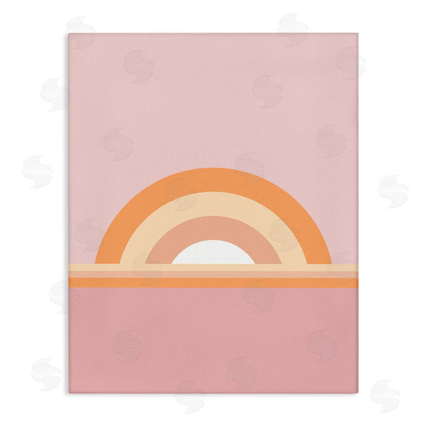stupell industries Dominique Vari | Mauve & Orange Rainbow Wall Art