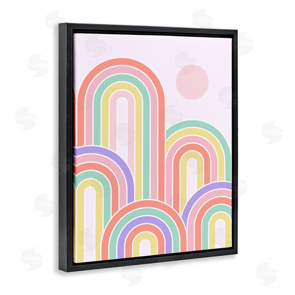 Stupell Industries Dominique Vari | Pastel Rainbow Arches Wall Art