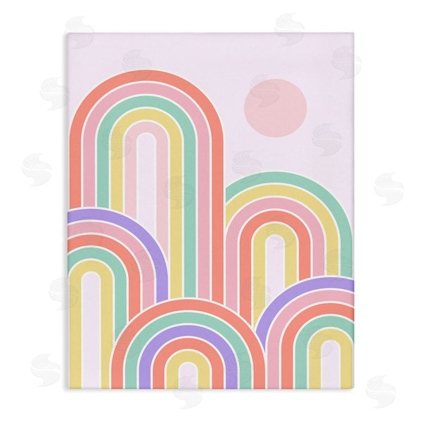 stupell industries Dominique Vari | Pastel Rainbow Arches Wall Art