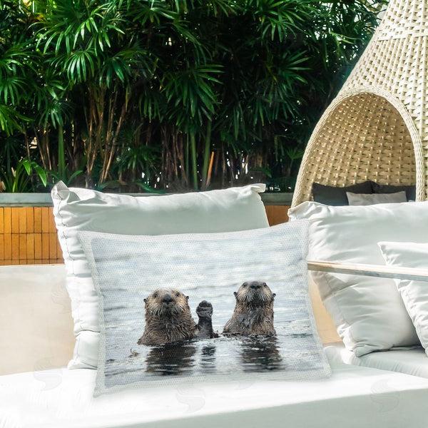 Stupell Industries Donna Bourdon | Funny Peeking Otters