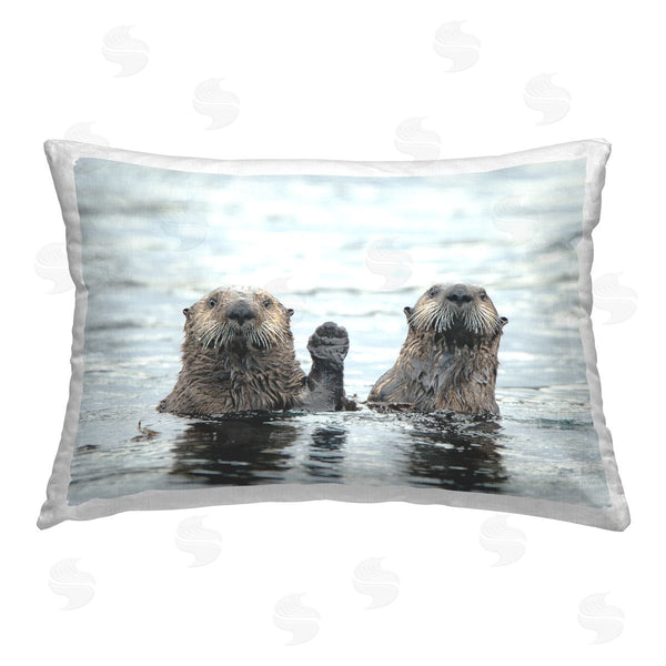 stupell industries Donna Bourdon | Funny Peeking Otters