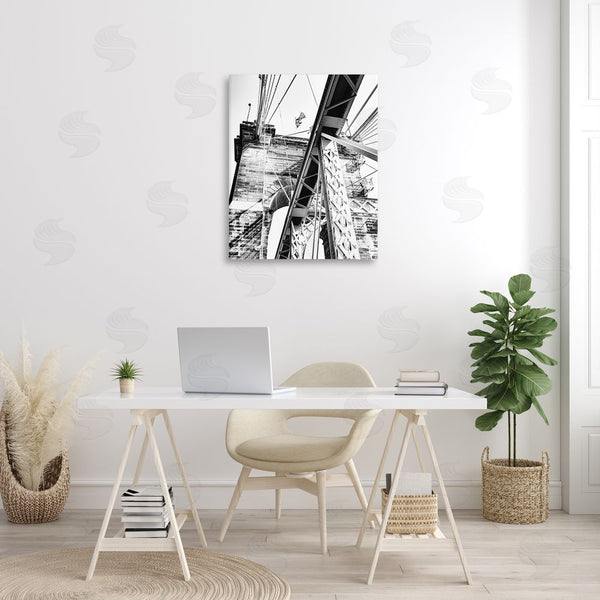 Stupell Industries Donnie Quillen | Grey Urban Bridge Wall Art